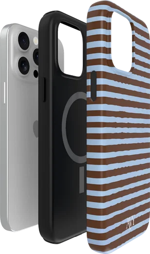 AVY Apple iPhone 15 Pro Max Hoesje MagSafe Back Cover Ocean Latte afbeelding 13