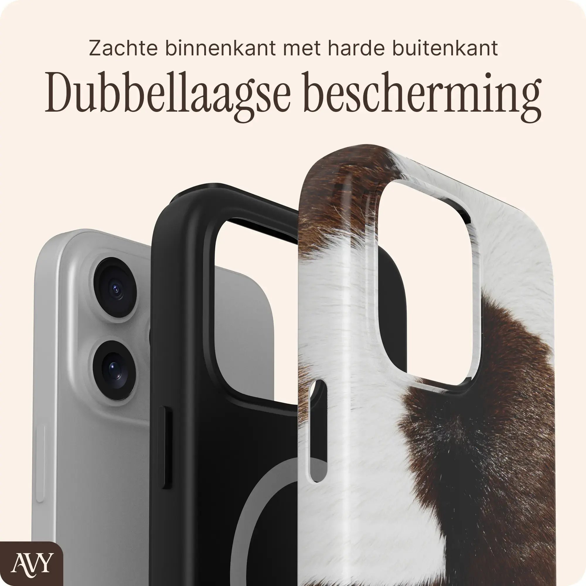 AVY Apple iPhone 15 Pro Max Hoesje MagSafe Back Cover Rodeo Muse afbeelding 6