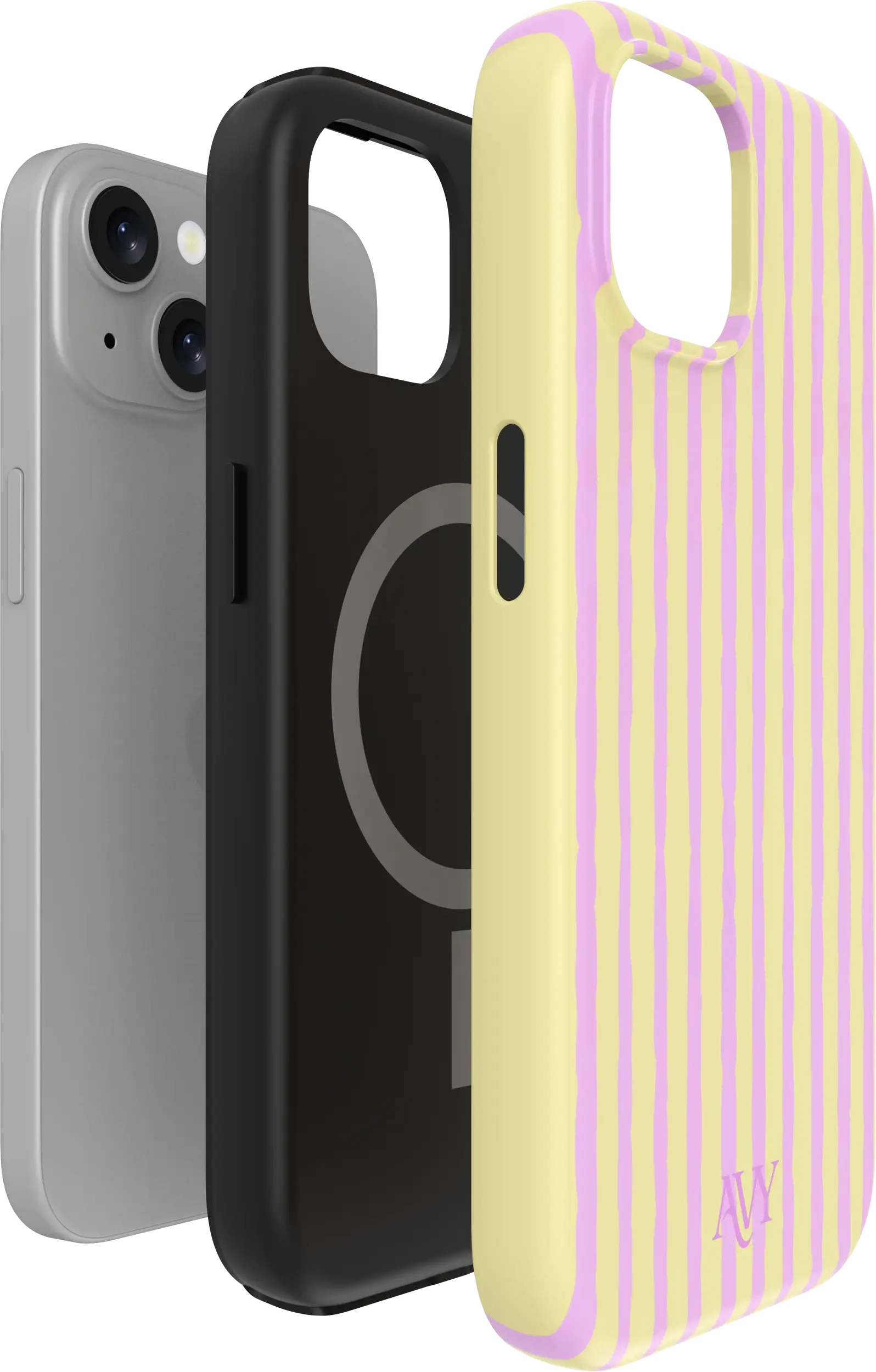 AVY Apple iPhone 14 / 13 Hoesje MagSafe Back Cover Pink Lemonade afbeelding 13