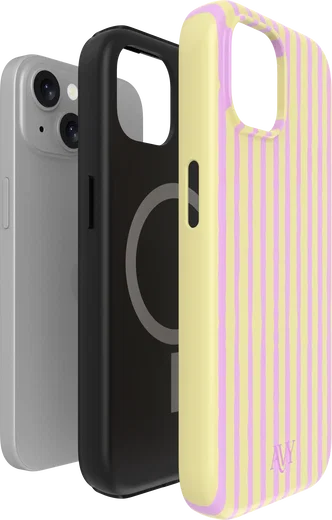 AVY Apple iPhone 14 / 13 Hoesje MagSafe Back Cover Pink Lemonade afbeelding 13