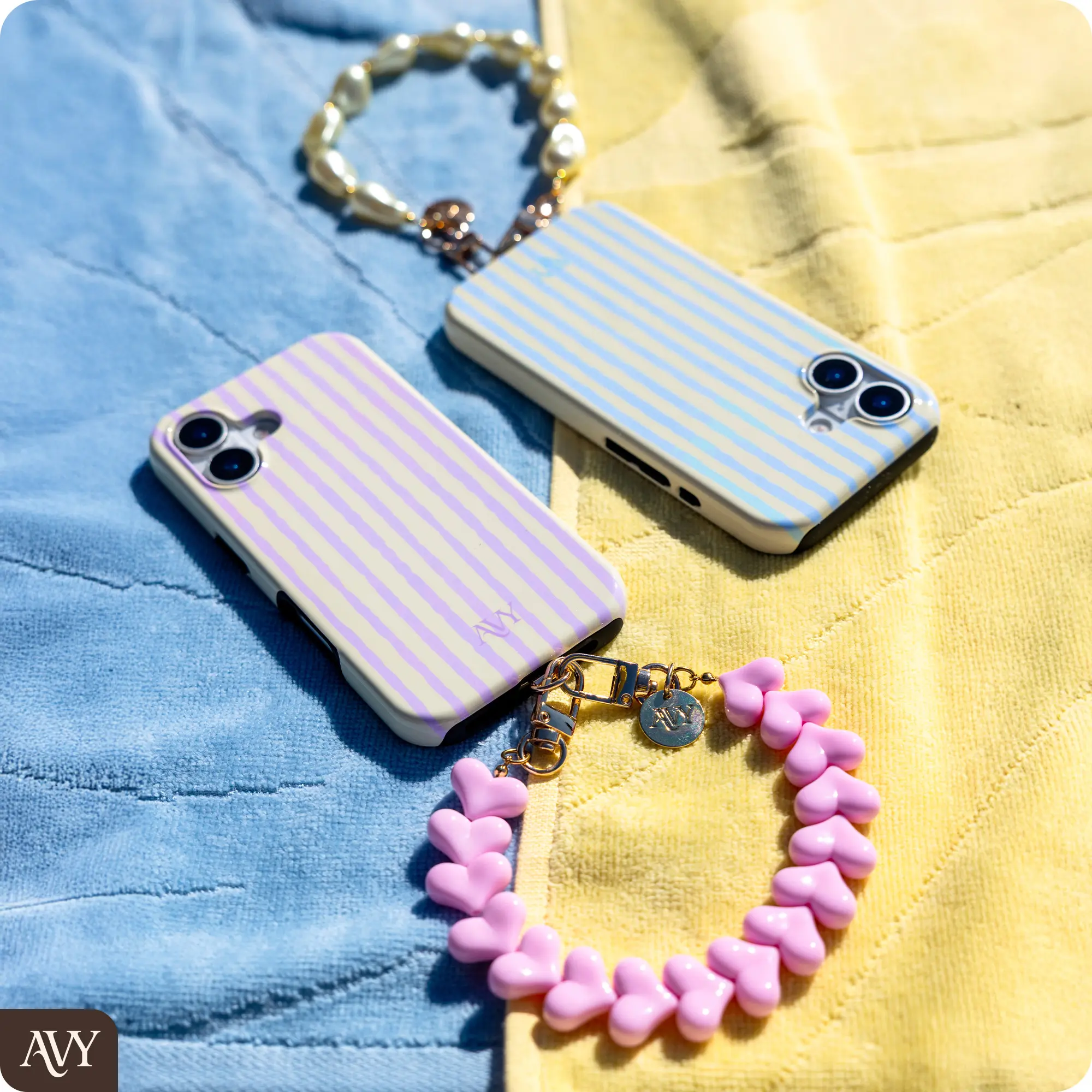 AVY Apple iPhone 14 / 13 Hoesje MagSafe Back Cover Lemon Sky afbeelding 7