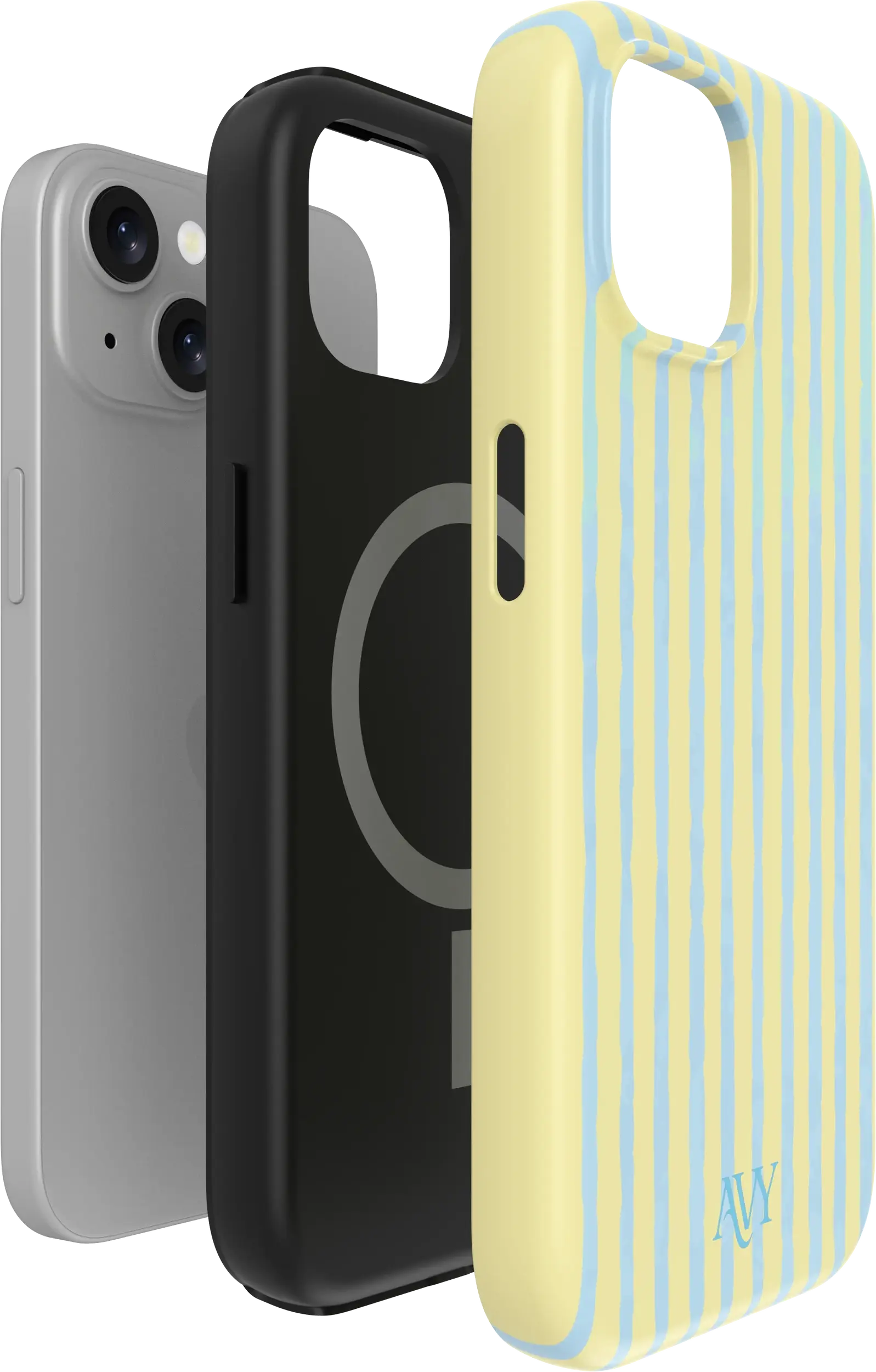 AVY Apple iPhone 14 / 13 Hoesje MagSafe Back Cover Lemon Sky afbeelding 12