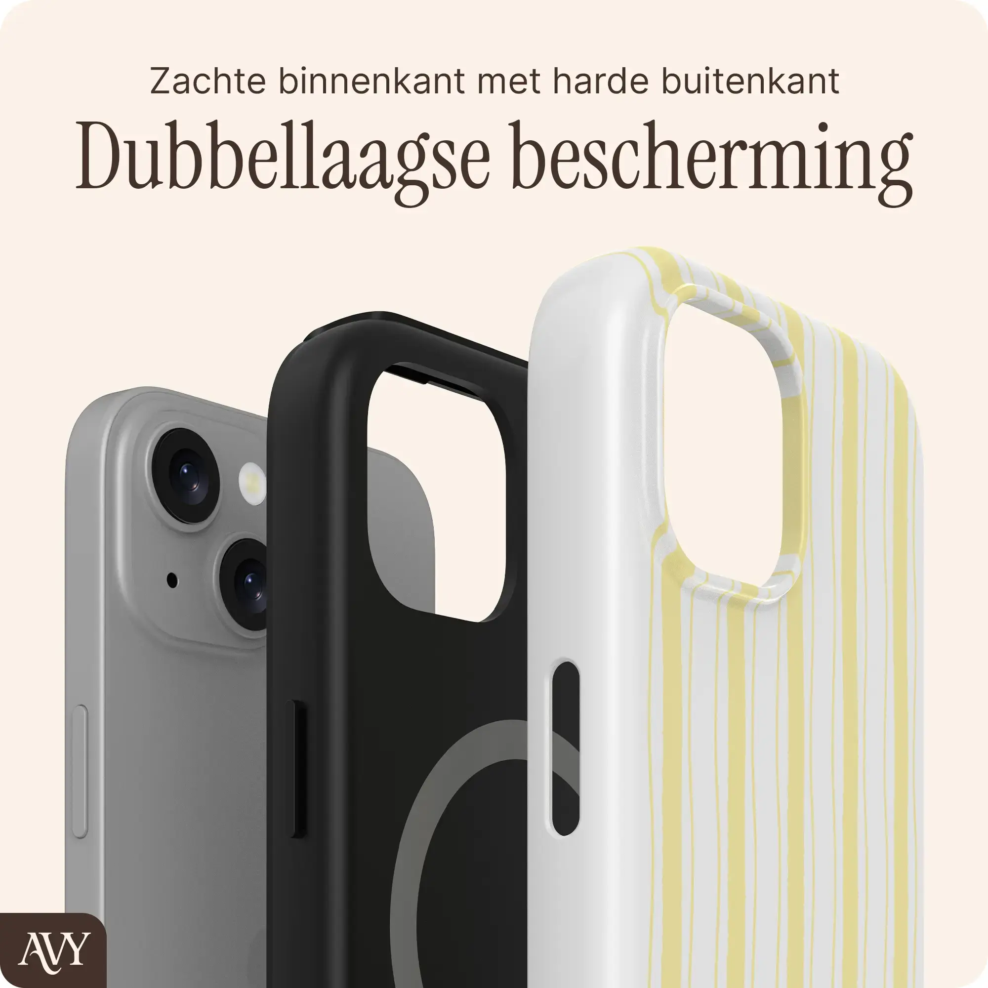 AVY Apple iPhone 14 / 13 Hoesje MagSafe Back Cover Sunset Coast afbeelding 5