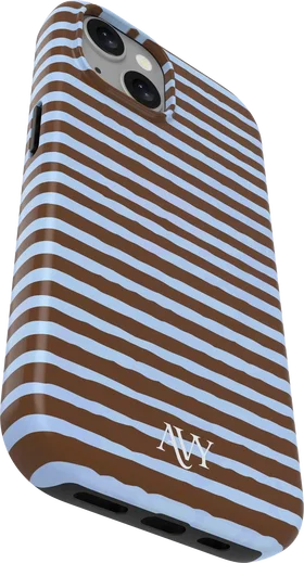 AVY Apple iPhone 14 / 13 Hoesje MagSafe Back Cover Ocean Latte afbeelding 13