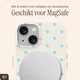AVY Apple iPhone 14 / 13 Hoesje MagSafe Back Cover Riviera Dots afbeelding 6