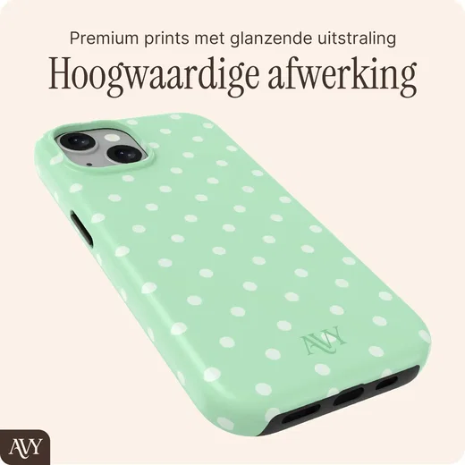 AVY Apple iPhone 14 / 13 Hoesje MagSafe Back Cover Mint Breeze afbeelding 8