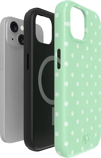 AVY Apple iPhone 14 / 13 Hoesje MagSafe Back Cover Mint Breeze afbeelding 12