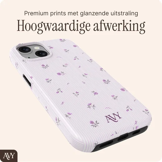 AVY Apple iPhone 14 / 13 Hoesje MagSafe Back Cover Lila Dream afbeelding 9