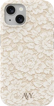 AVY Apple iPhone 14 / 13 Hoesje MagSafe Back Cover Vintage Lace