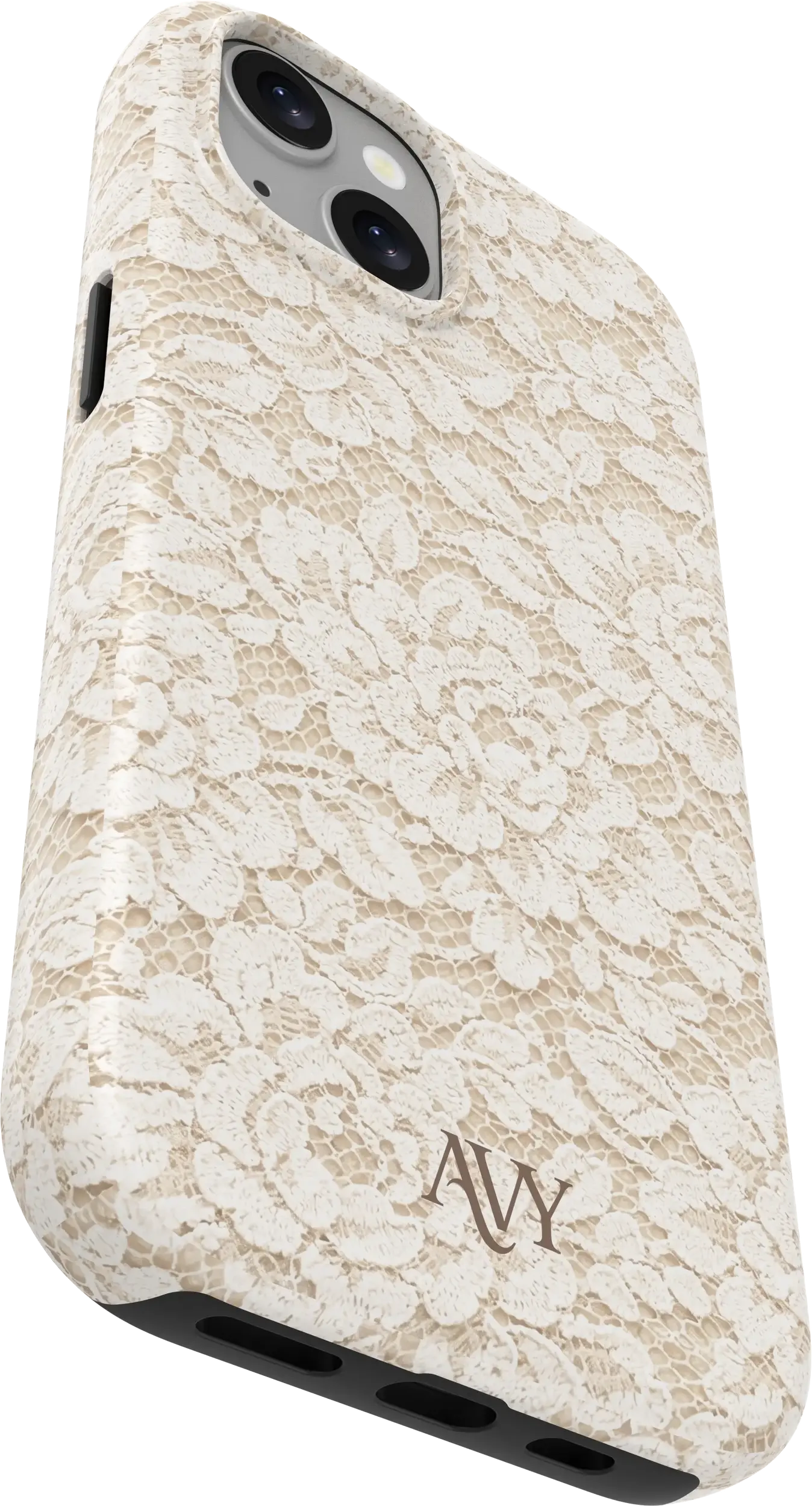 AVY Apple iPhone 14 / 13 Hoesje MagSafe Back Cover Vintage Lace afbeelding 13