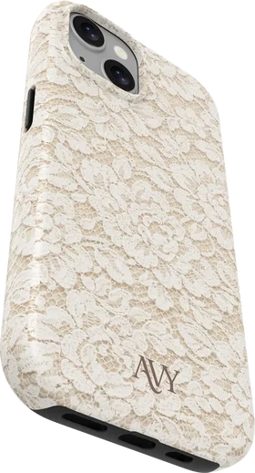 AVY Apple iPhone 14 / 13 Hoesje MagSafe Back Cover Vintage Lace afbeelding 13