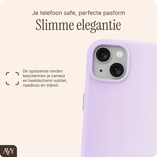 AVY Apple iPhone 14 / 13 Hoesje MagSafe Back Cover Lavender Glow afbeelding 8