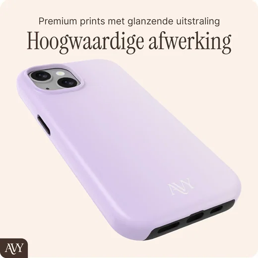 AVY Apple iPhone 14 / 13 Hoesje MagSafe Back Cover Lavender Glow afbeelding 9