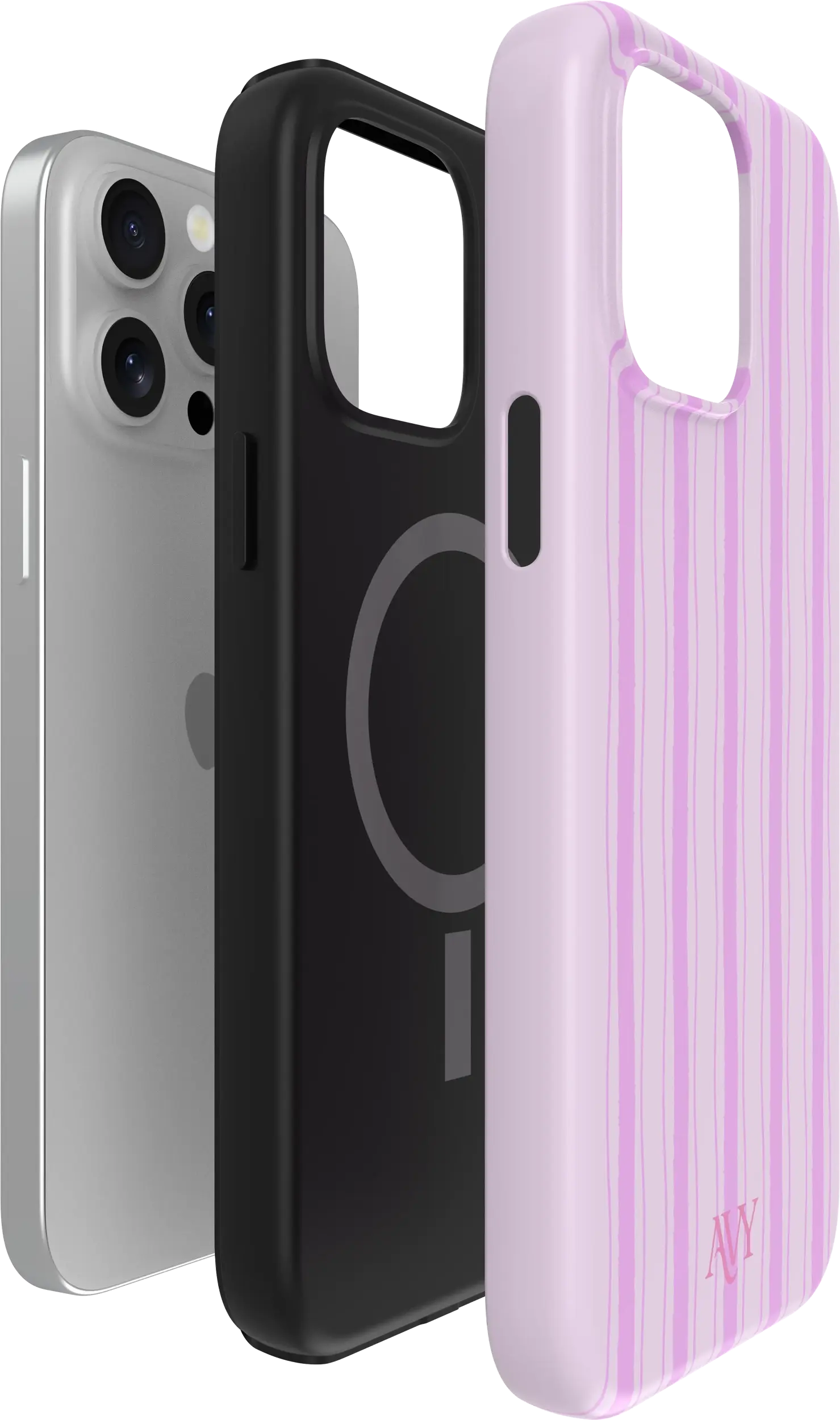 AVY Apple iPhone 14 Pro Hoesje MagSafe Back Cover Pink Horizon afbeelding 13