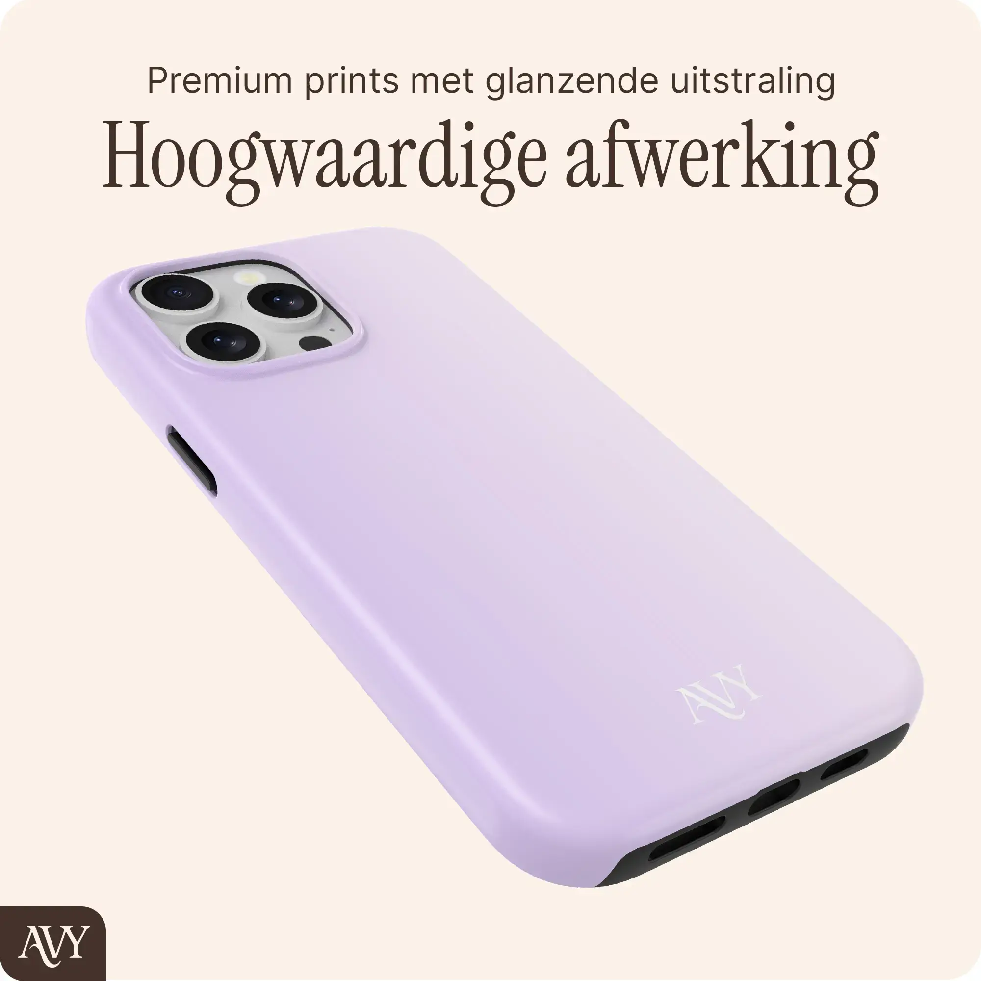 AVY Apple iPhone 14 Pro Hoesje MagSafe Back Cover Lavender Glow afbeelding 10