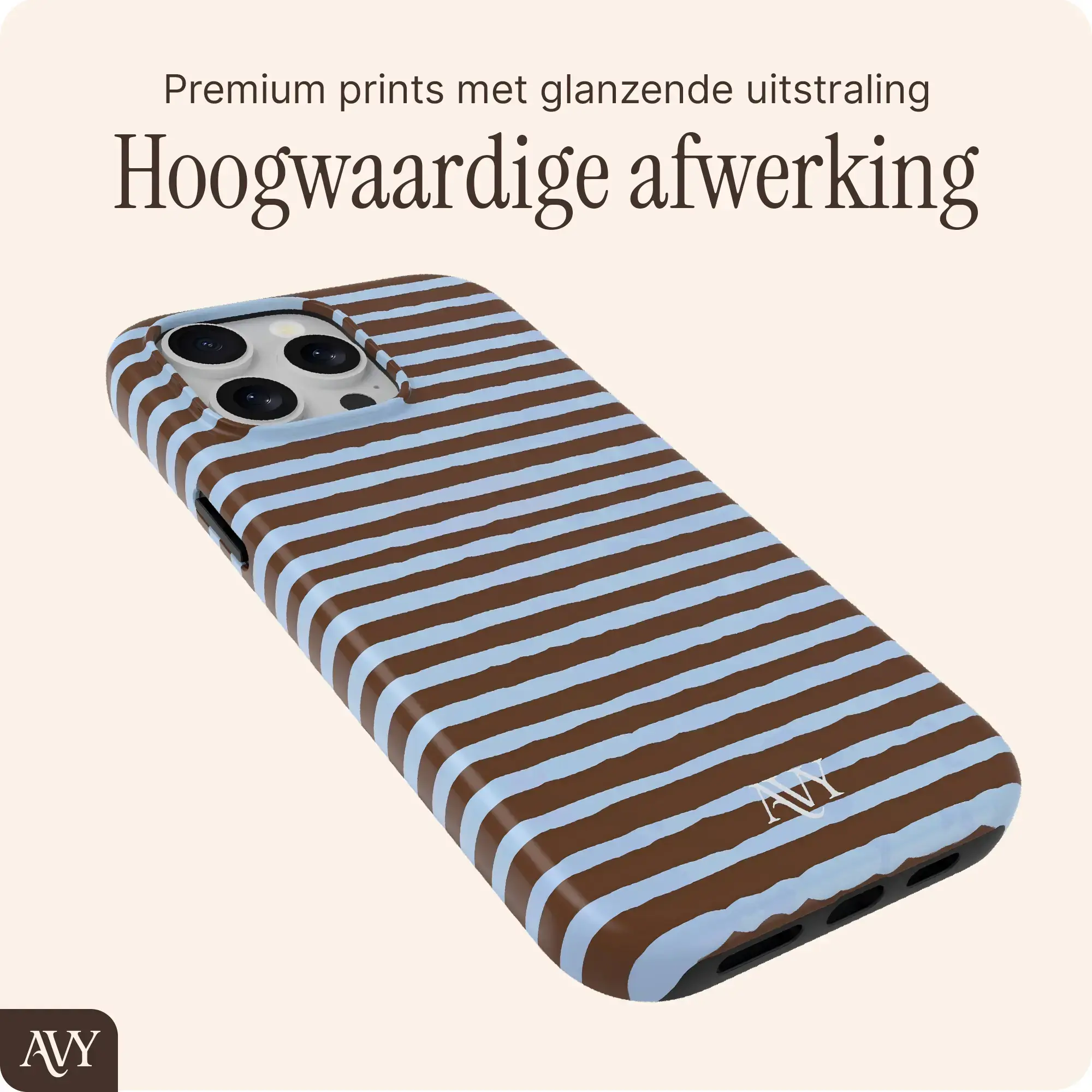 AVY Apple iPhone 14 Pro Max Hoesje MagSafe Back Cover Ocean Latte afbeelding 10
