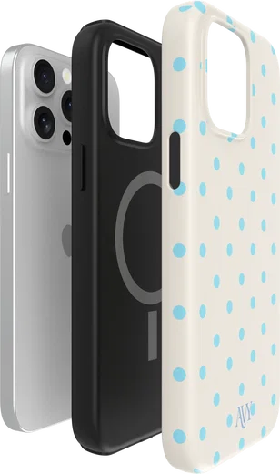 AVY Apple iPhone 14 Pro Max Hoesje MagSafe Back Cover Riviera Dots afbeelding 13