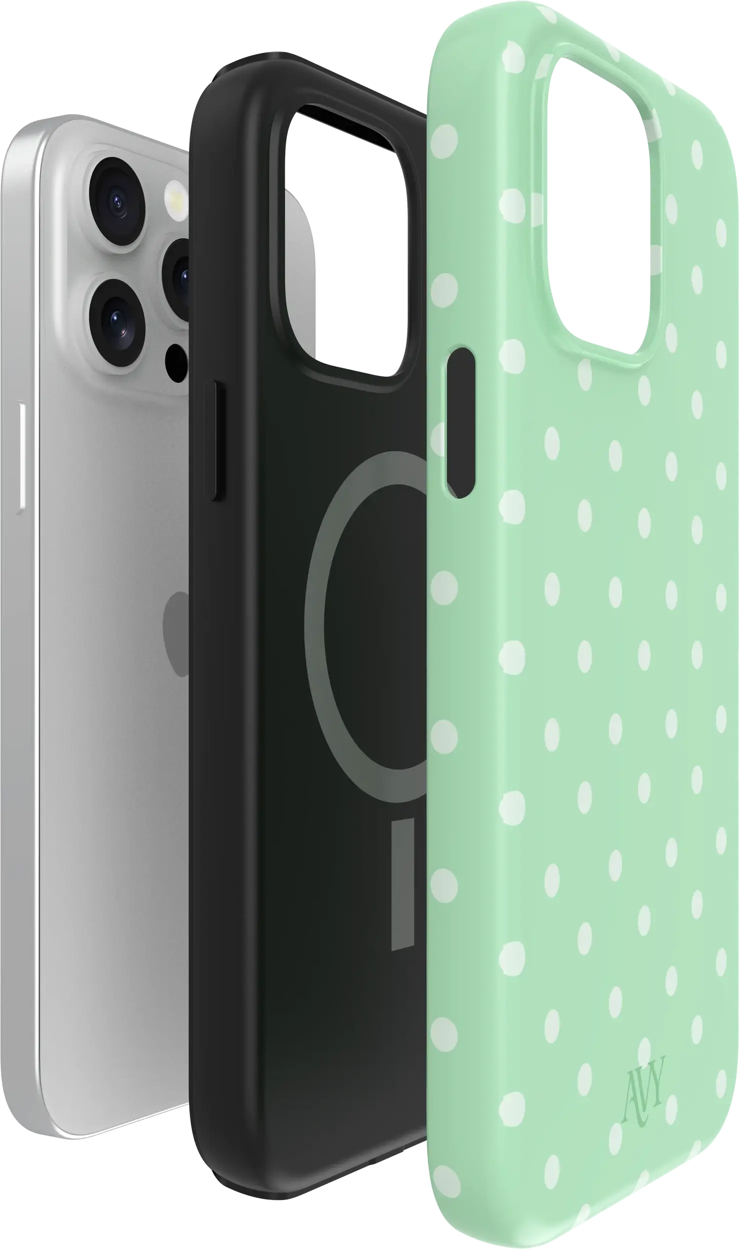 AVY Apple iPhone 14 Pro Max Hoesje MagSafe Back Cover Mint Breeze afbeelding 13