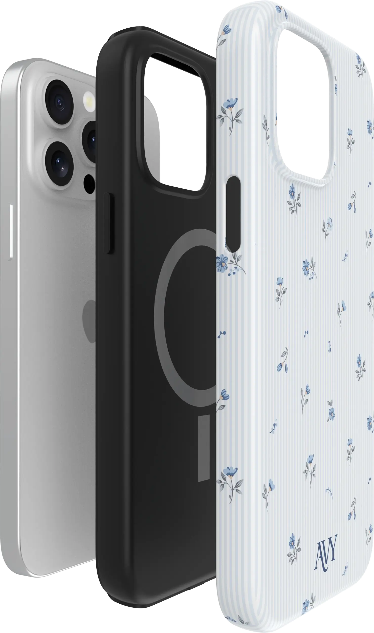 AVY Apple iPhone 14 Pro Max Hoesje MagSafe Back Cover Sky Blossom afbeelding 13