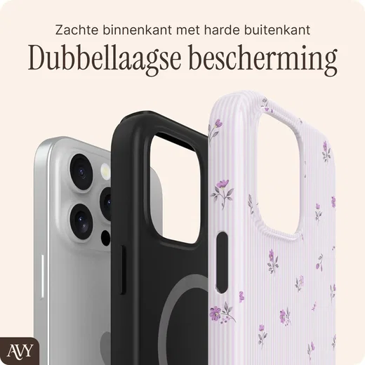 AVY Apple iPhone 14 Pro Max Hoesje MagSafe Back Cover Lila Dream afbeelding 6