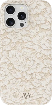 AVY Apple iPhone 14 Pro Max Hoesje MagSafe Back Cover Vintage Lace