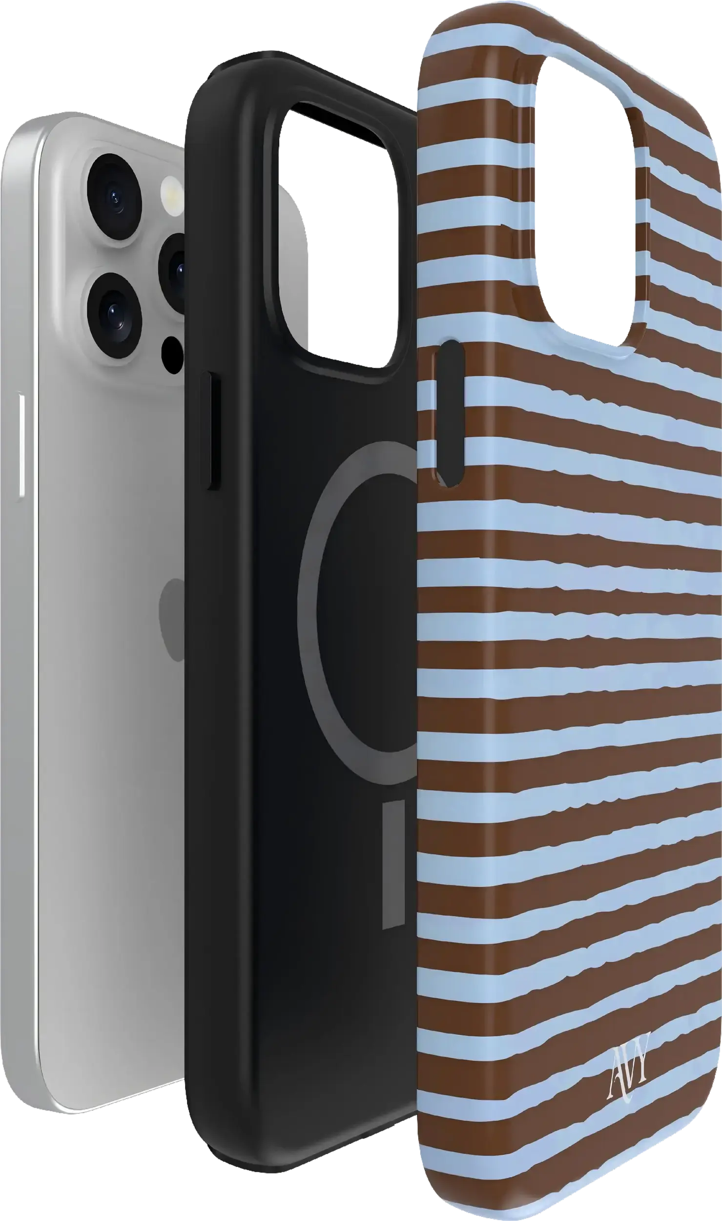 AVY Apple iPhone 13 Pro Hoesje MagSafe Back Cover Ocean Latte afbeelding 13