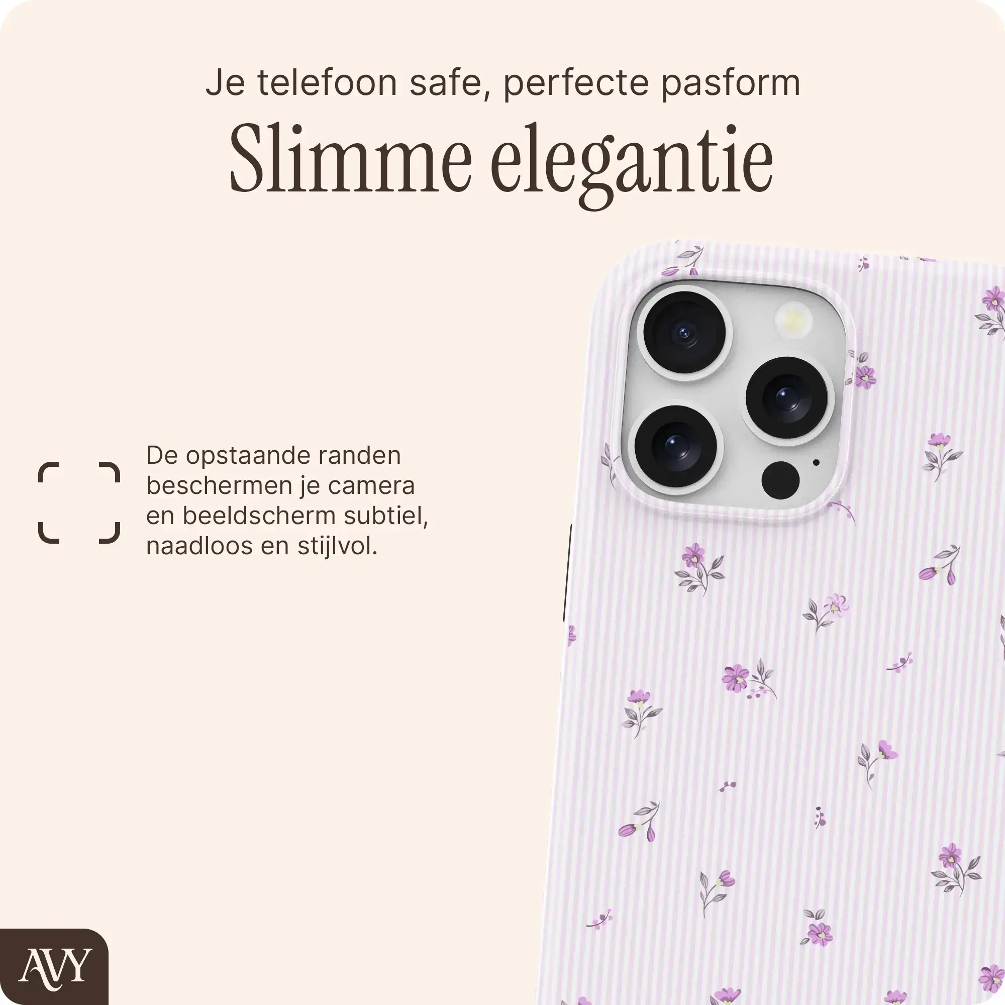 AVY Apple iPhone 13 Pro Hoesje MagSafe Back Cover Lila Dream afbeelding 9