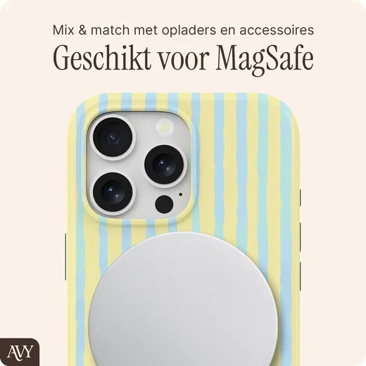 AVY Apple iPhone 13 Pro Max Hoesje MagSafe Back Cover Lemon Sky afbeelding 7