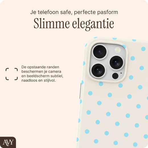 AVY Apple iPhone 13 Pro Max Hoesje MagSafe Back Cover Riviera Dots afbeelding 9
