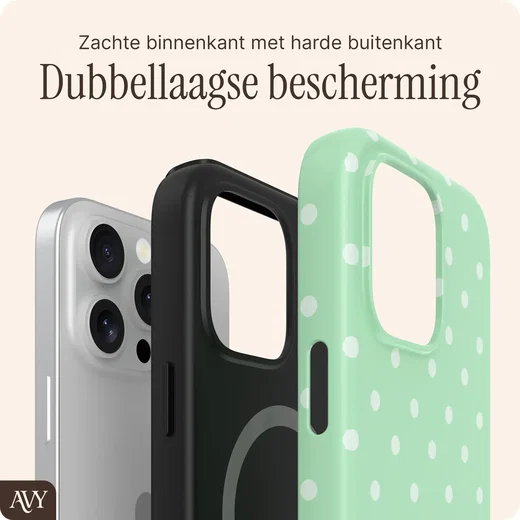 AVY Apple iPhone 13 Pro Max Hoesje MagSafe Back Cover Mint Breeze afbeelding 6