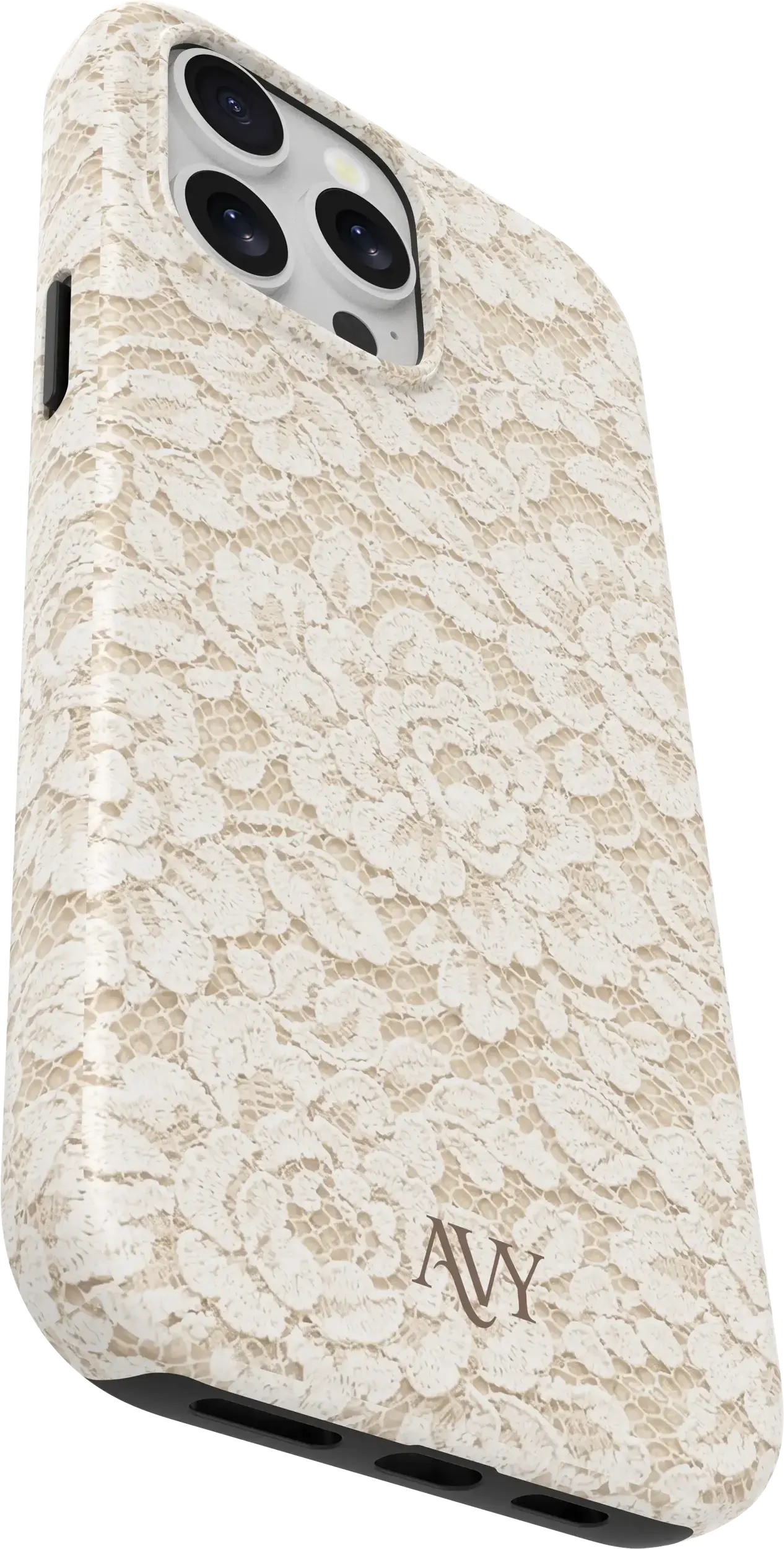AVY Apple iPhone 13 Pro Max Hoesje MagSafe Back Cover Vintage Lace afbeelding 14