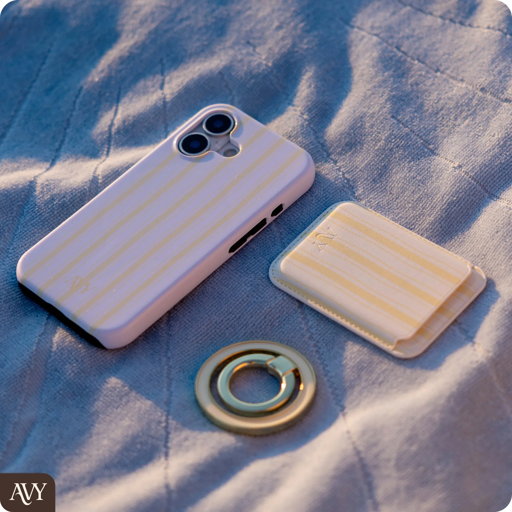 AVY Apple iPhone 12 / 12 Pro Hoesje MagSafe Back Cover Sunset Coast afbeelding 4