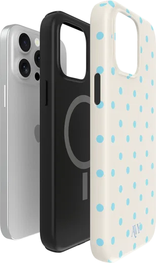 AVY Apple iPhone 12 / 12 Pro Hoesje MagSafe Back Cover Riviera Dots afbeelding 13