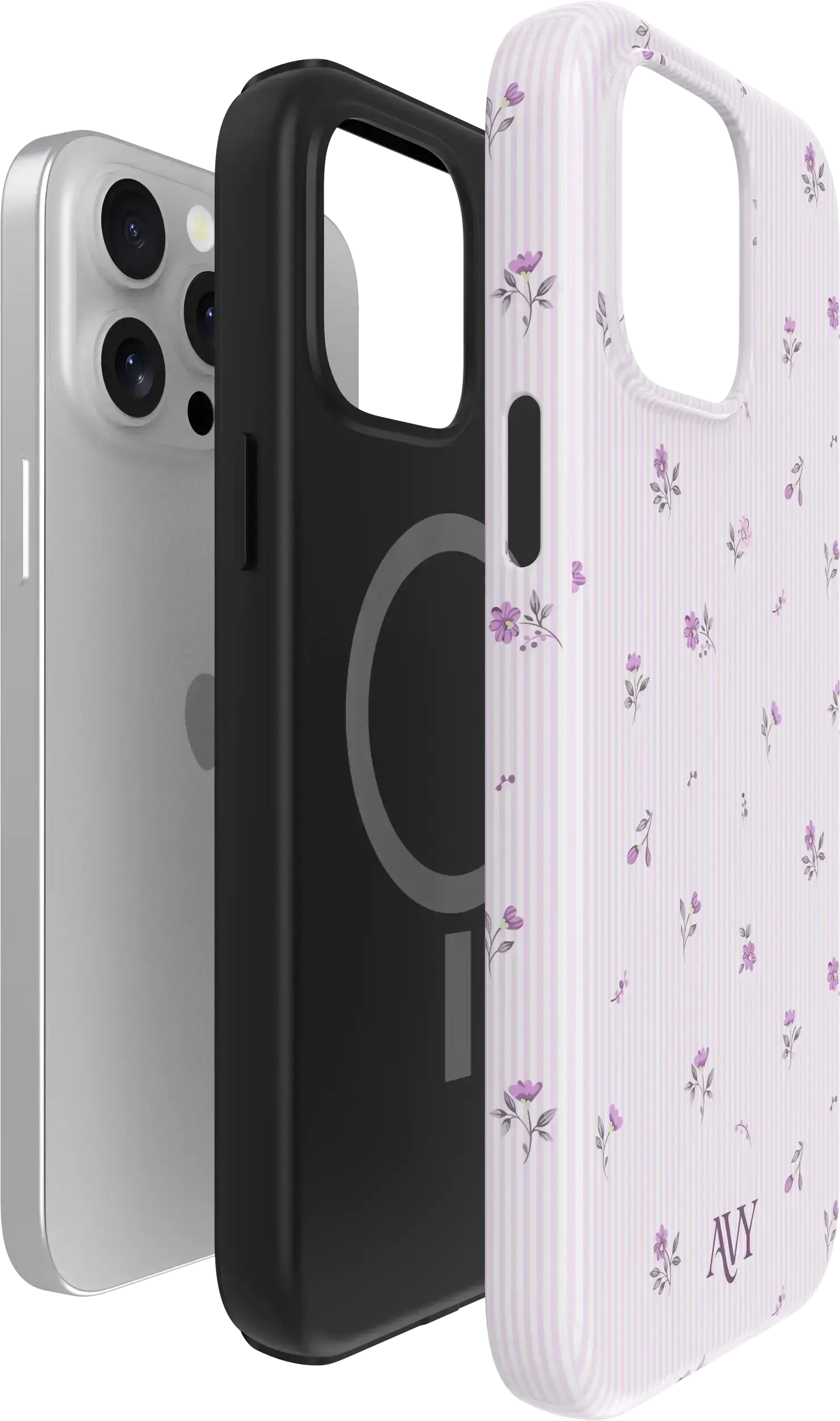 AVY Apple iPhone 12 / 12 Pro Hoesje MagSafe Back Cover Lila Dream afbeelding 14
