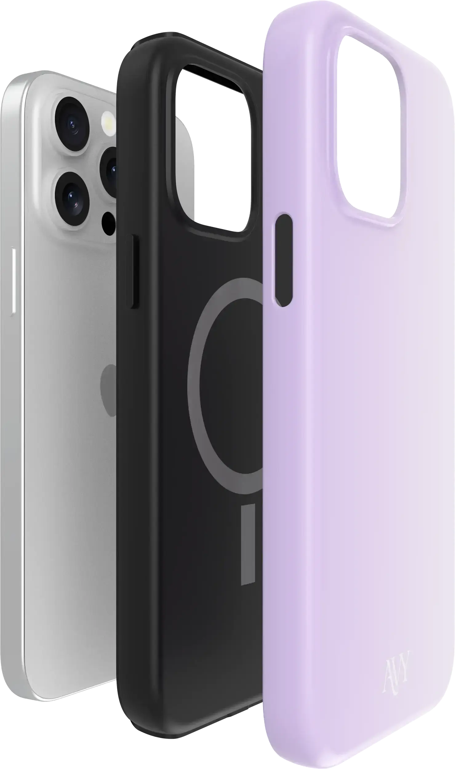 AVY Apple iPhone 12 / 12 Pro Hoesje MagSafe Back Cover Lavender Glow afbeelding 14