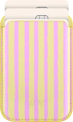AVY Magnetische Wallet MagSafe Kaarthouder / Pasjeshouder Pink Lemonade afbeelding