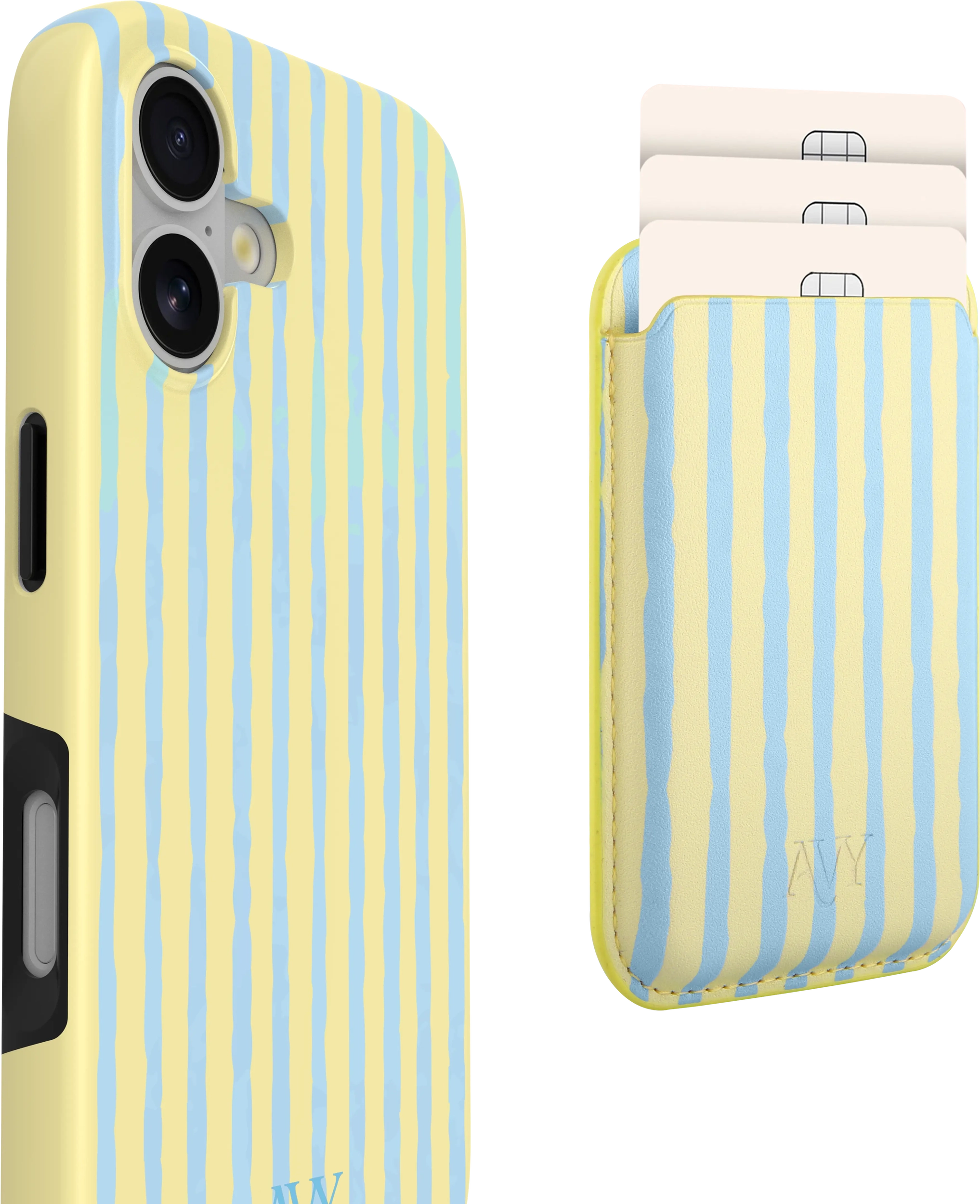 AVY Magnetische Wallet MagSafe Kaarthouder / Pasjeshouder Lemon Sky afbeelding 7