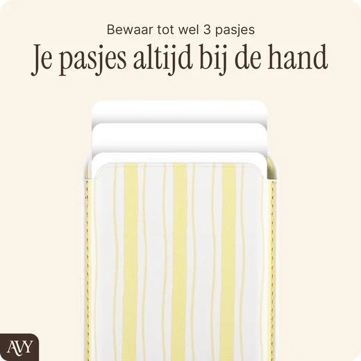 AVY Magnetische Wallet MagSafe Kaarthouder / Pasjeshouder Sunset Coast afbeelding 3