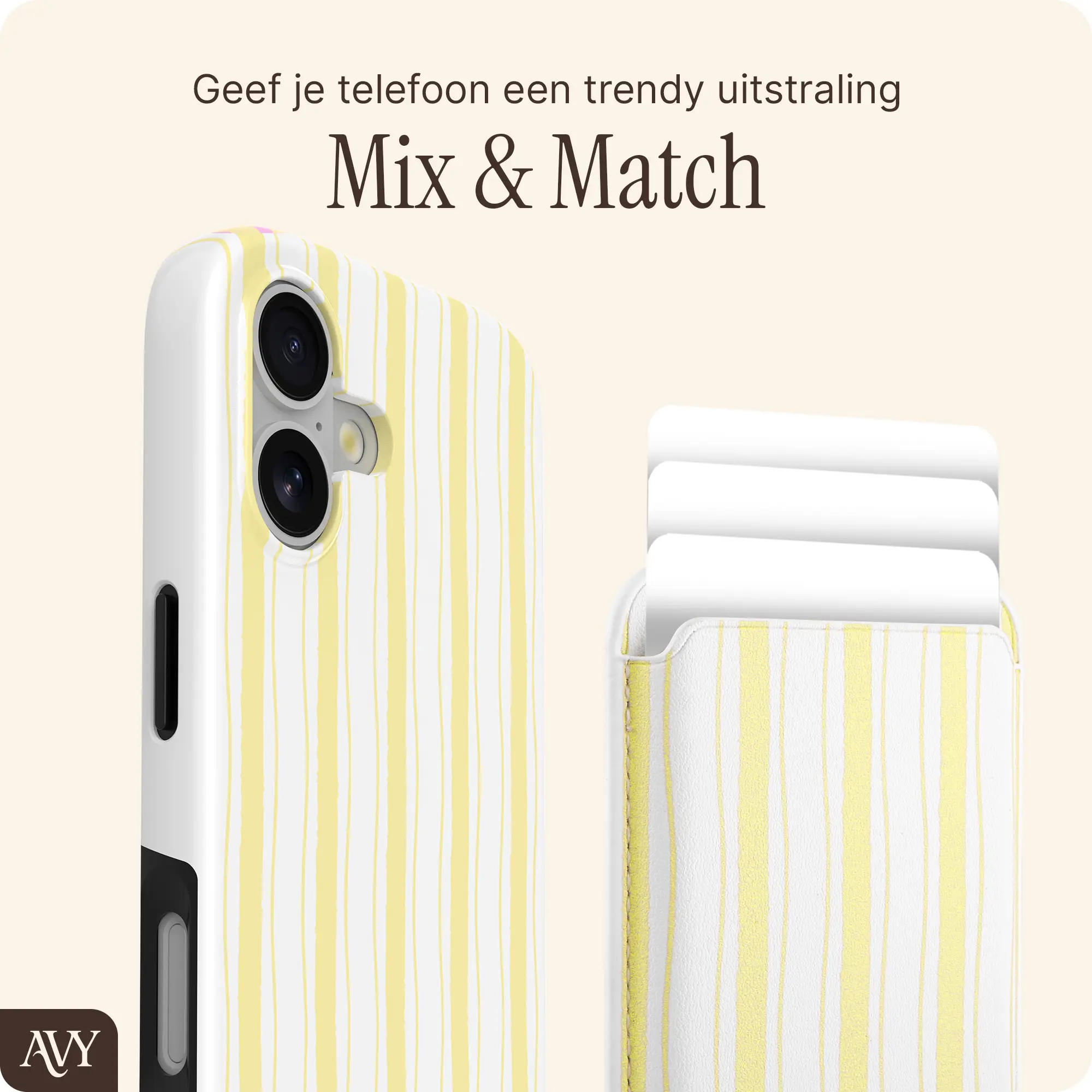 AVY Magnetische Wallet MagSafe Kaarthouder / Pasjeshouder Sunset Coast afbeelding 4