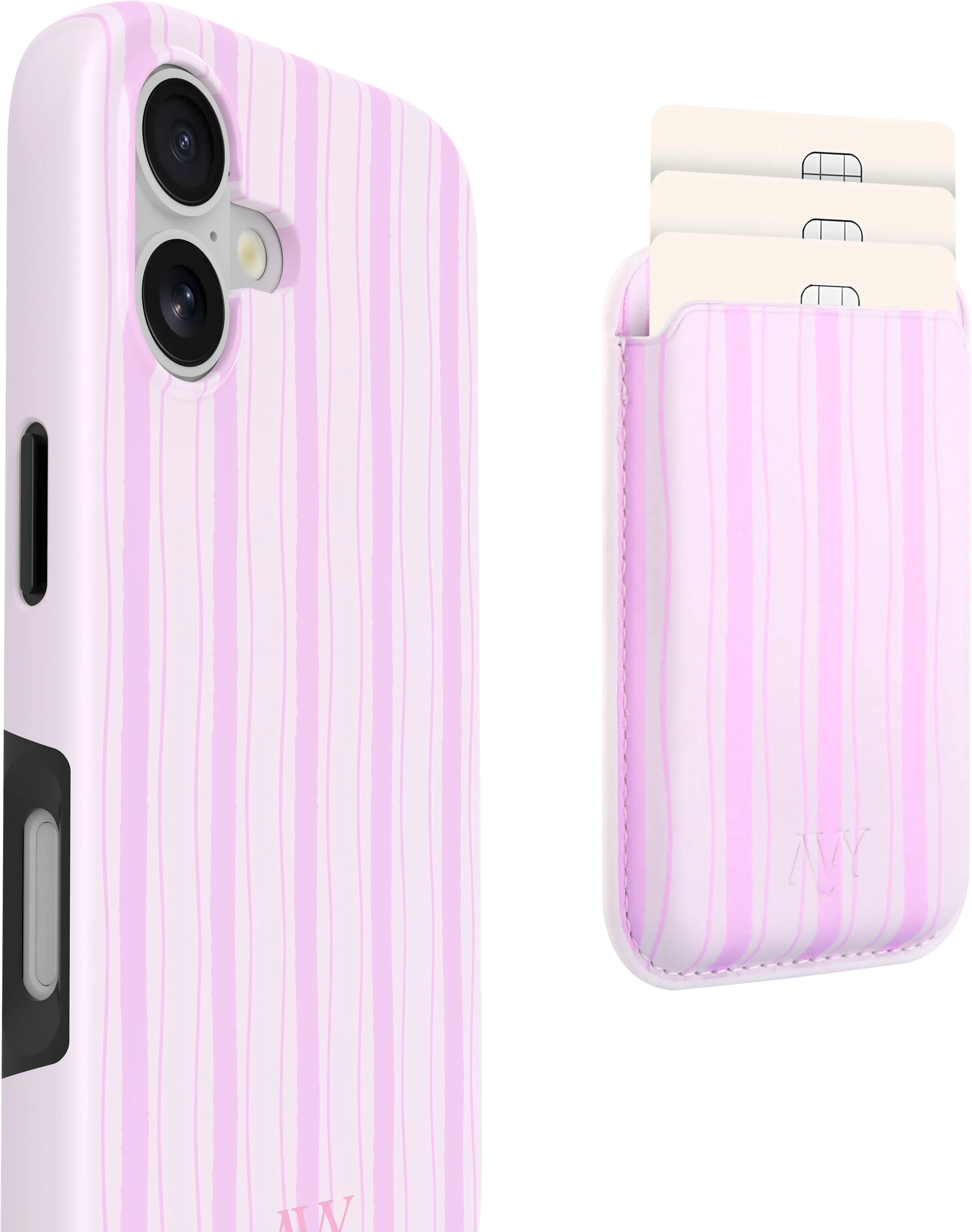 AVY Magnetische Wallet MagSafe Kaarthouder / Pasjeshouder Pink Horizon afbeelding 10