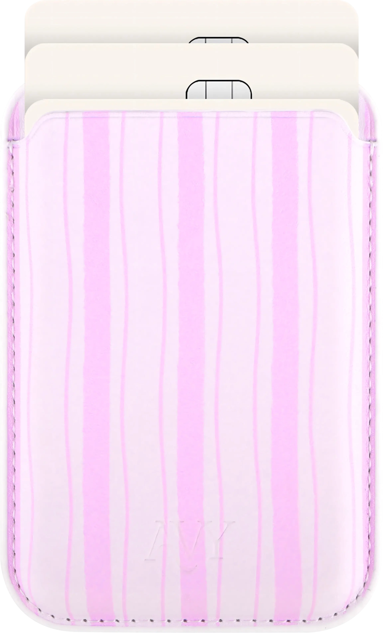 AVY Magnetische Wallet MagSafe Kaarthouder / Pasjeshouder Pink Horizon afbeelding 1