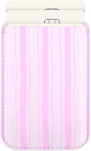AVY Magnetische Wallet MagSafe Kaarthouder / Pasjeshouder Pink Horizon afbeelding 1