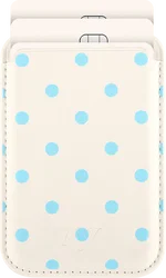 AVY Magnetische Wallet MagSafe Kaarthouder / Pasjeshouder Riviera Dots afbeelding