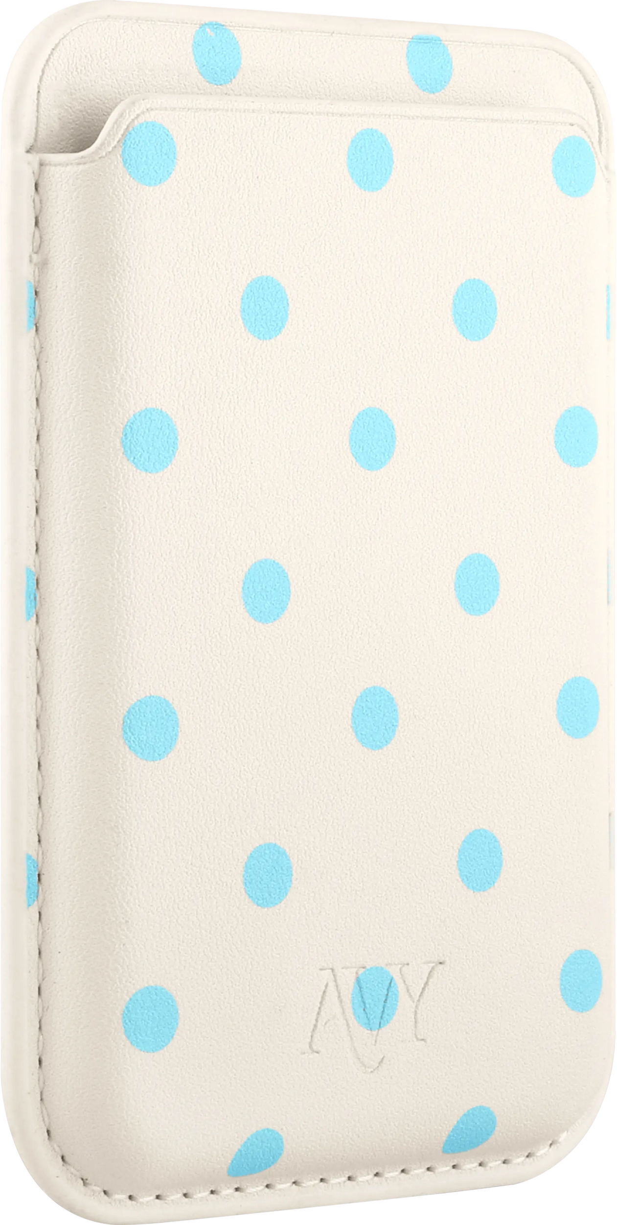 AVY Magnetische Wallet MagSafe Kaarthouder / Pasjeshouder Riviera Dots afbeelding 6