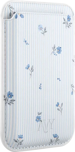 AVY Magnetische Wallet MagSafe Kaarthouder / Pasjeshouder Sky Blossom afbeelding 8