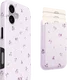 AVY Magnetische Wallet MagSafe Kaarthouder / Pasjeshouder Lila Dream afbeelding 6