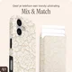 AVY Magnetische Wallet MagSafe Kaarthouder / Pasjeshouder Vintage Lace afbeelding 3