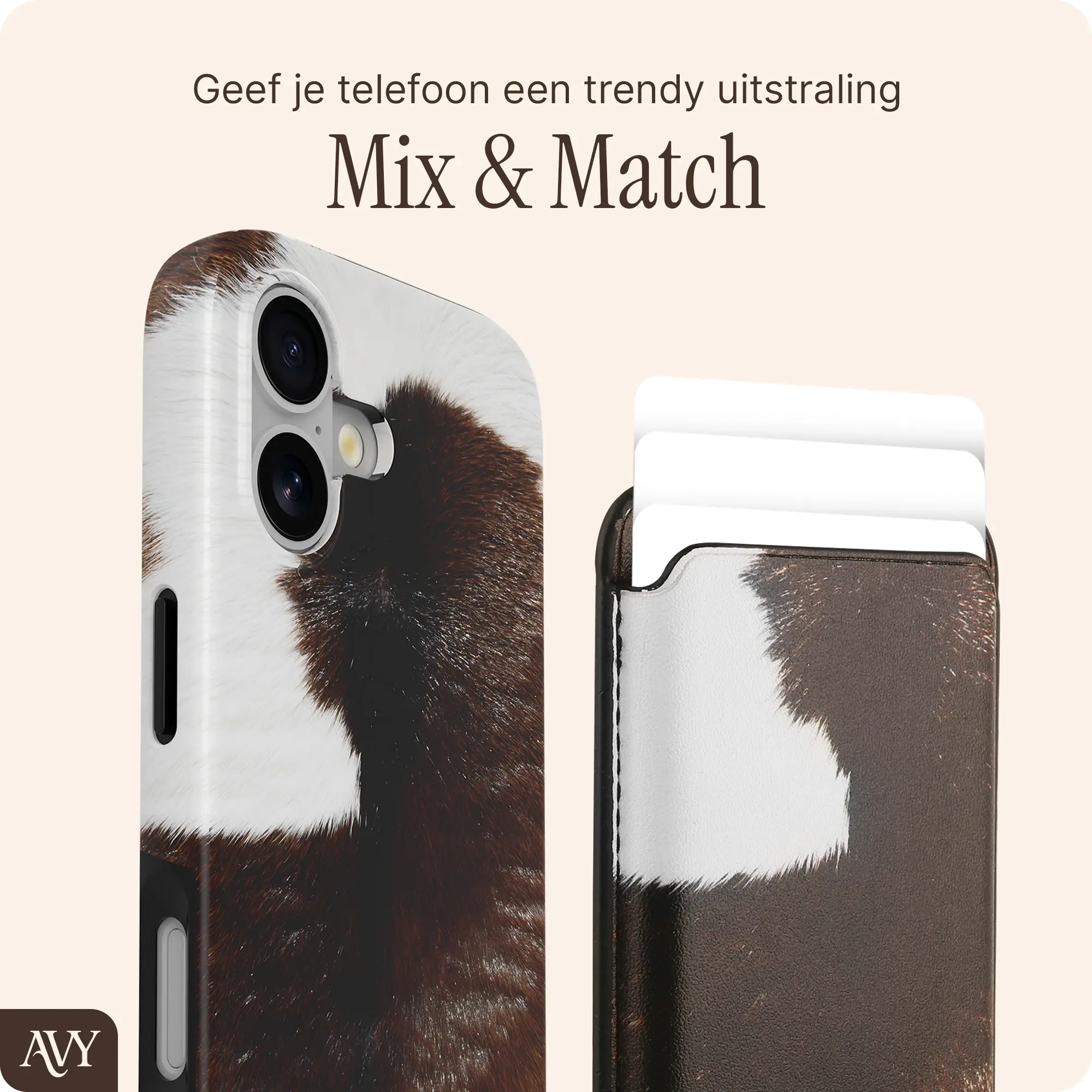 AVY Magnetische Wallet MagSafe Kaarthouder / Pasjeshouder Rodeo Muse afbeelding 6