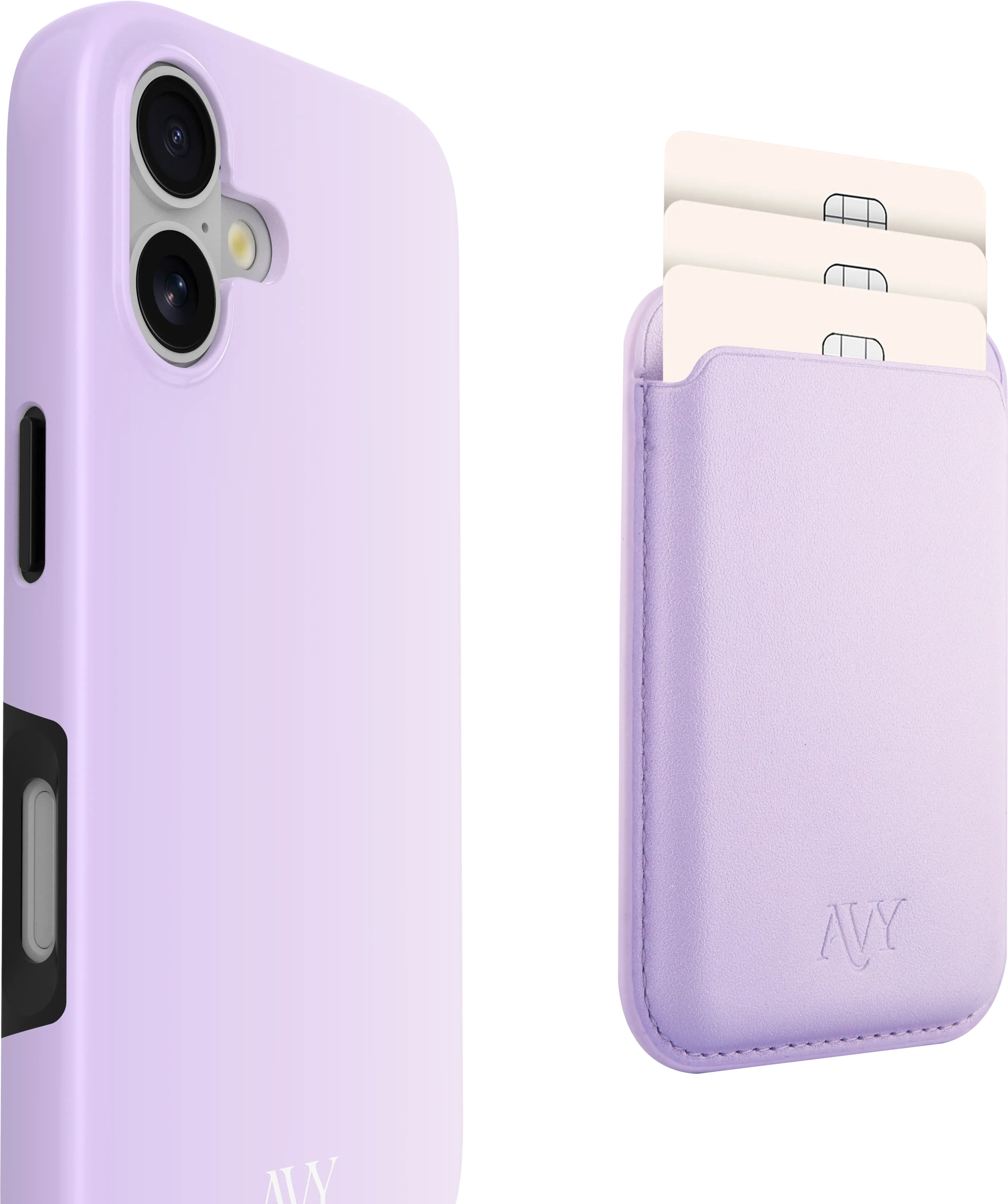 AVY Magnetische Wallet MagSafe Kaarthouder / Pasjeshouder Lavender Glow afbeelding 10