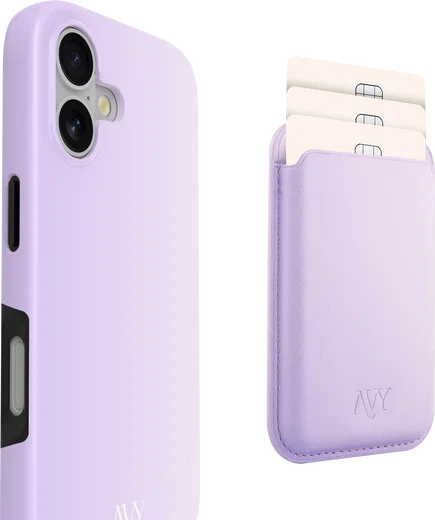 AVY Magnetische Wallet MagSafe Kaarthouder / Pasjeshouder Lavender Glow afbeelding 10